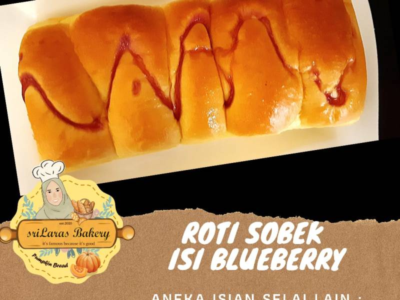 Roti Sobek Blueberry